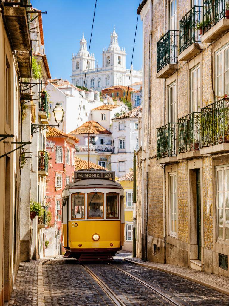 Lisboa i blå skumring – Blåtur destinasjon